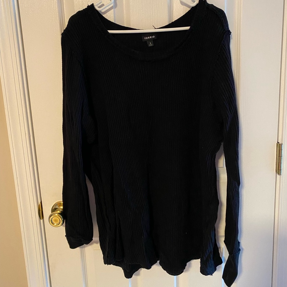Torrid thermal weave top